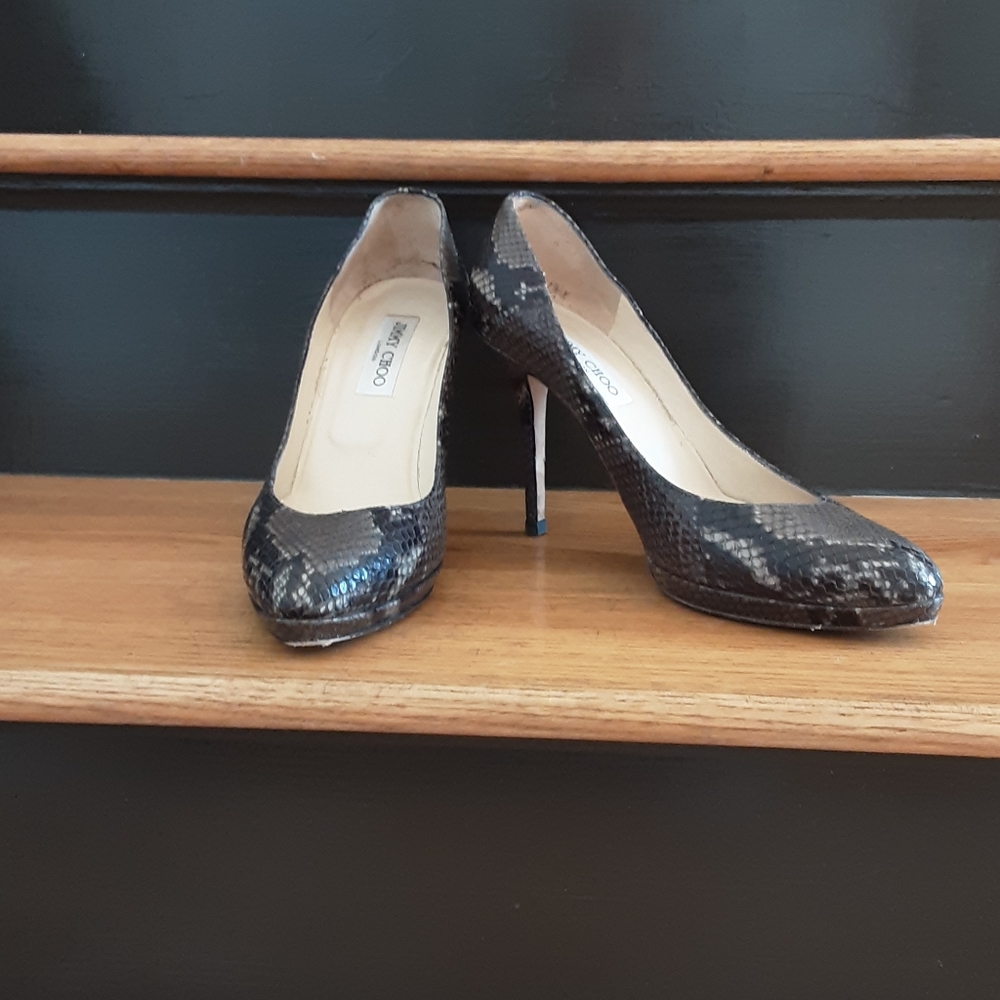 Jimmy Choo Snake Skin Pump